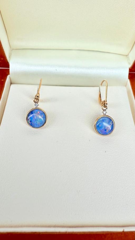 Buy & Sell Harrow on the Hill North West London - Photos for Pretty 9ct Gold Opal Drop Earrings