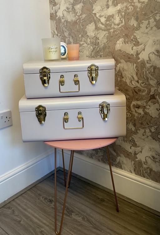 Buy & Sell Higher Tranmere Wirral - Photos for Set of 2 pink storage box’s free table
