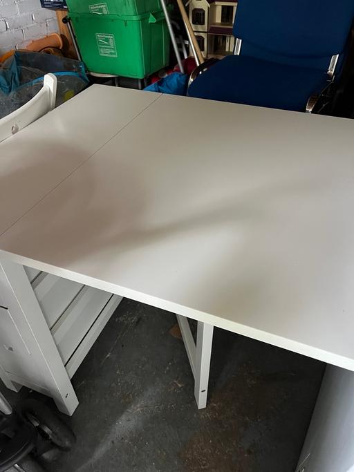 Buy & Sell Wednesfield Wolverhampton - Photos for IKEA white foldable table
