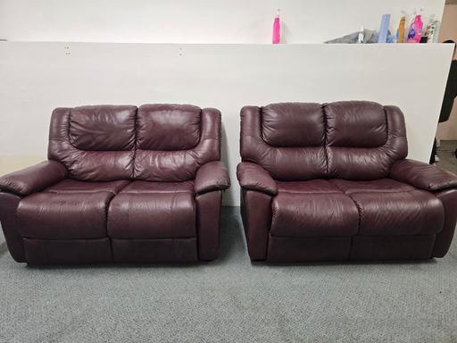 Buy & Sell Quarry Bank Dudley - Photos for sofahouse oxblood 2x2 leather sofas