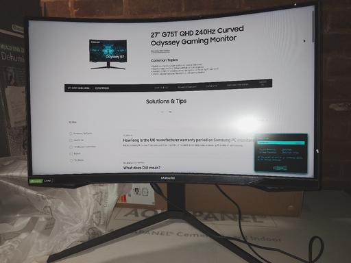 Buy & Sell Hagley Bromsgrove - Photos for Samsung G7 Odyssey 27 inch curved