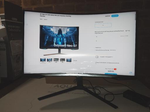 Buy & Sell Hagley Bromsgrove - Photos for Samsung neo G7 Odyssey 32 inch curved monitor