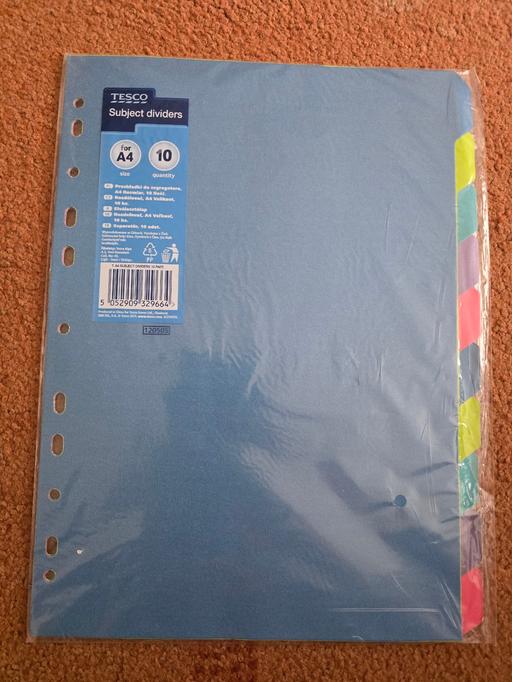 Buy & Sell Blackpool Town Centre Blackpool - Photos for Subject dividers NEW