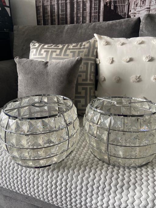 Buy & Sell Saint Johns Worcester - Photos for 2 clear chrome ceiling lights
