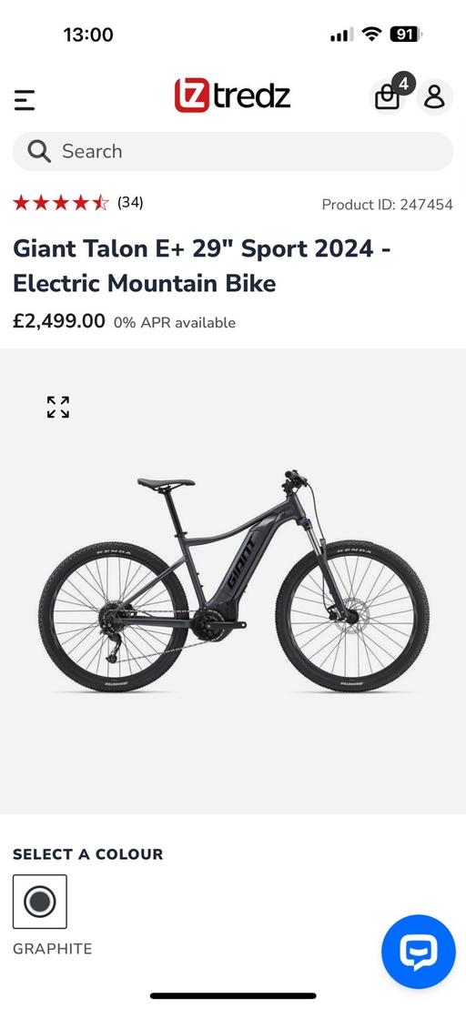 Buy & Sell Hanley Stoke-on-Trent - Photos for Giant talon E+29 sports electric bike 2024