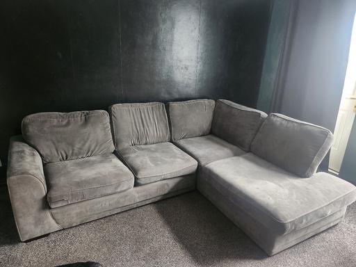 Buy & Sell Crofton Park South East London - Photos for ☆DFS OKRA LARGE GREY L SHAPE/CORNER SOFA☆