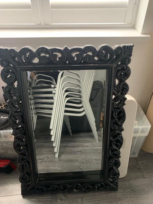 Buy & Sell Woodford East London - Photos for Black shabby chic framed mirror