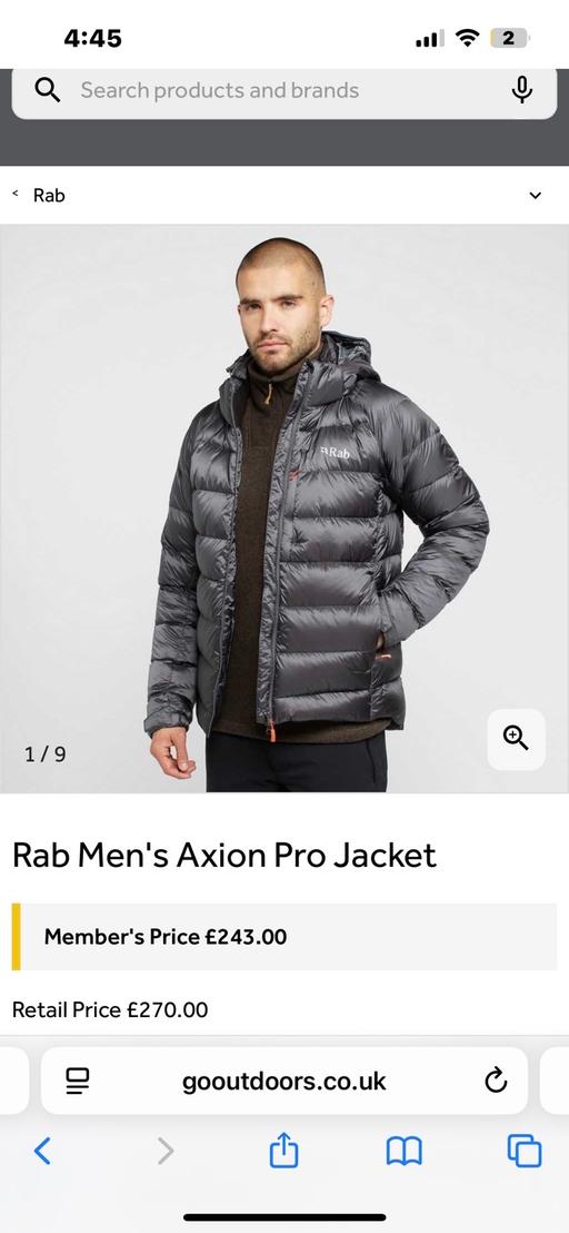 Buy & Sell Farringdon Sunderland - Photos for Rab winter coat
