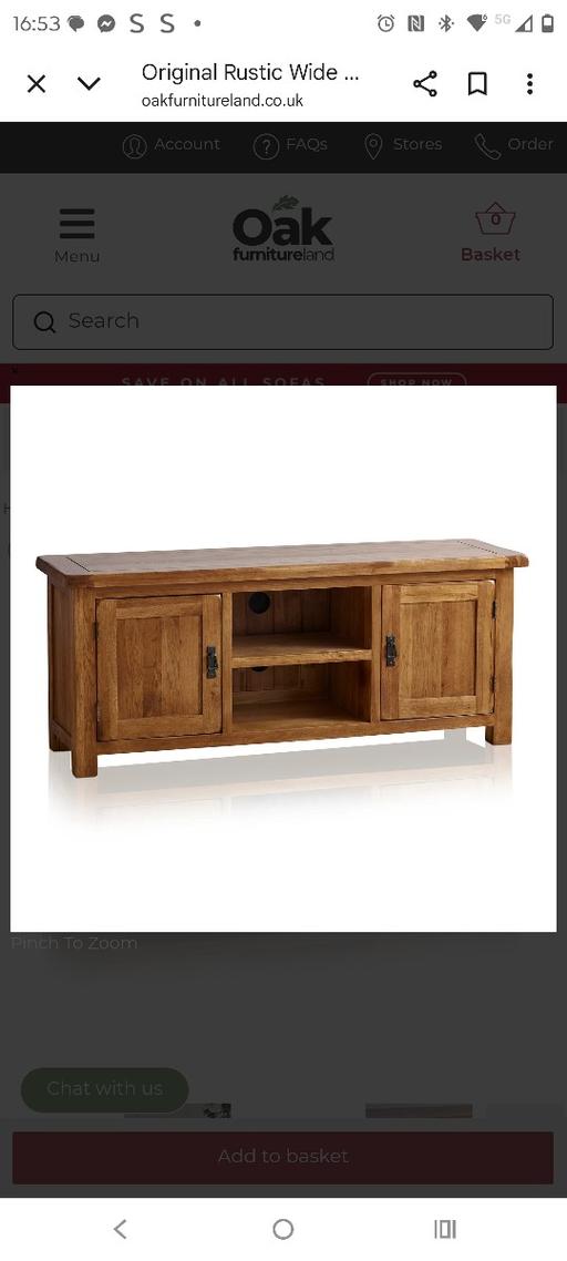 Buy & Sell Lanesfield Wolverhampton - Photos for oak furniture land large TV unit