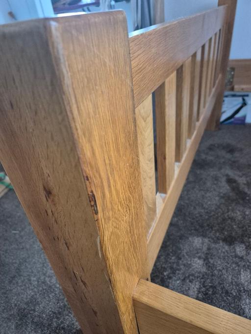 Buy & Sell Premier Business Park Walsall - Photos for Solid Oak bedframe with slats