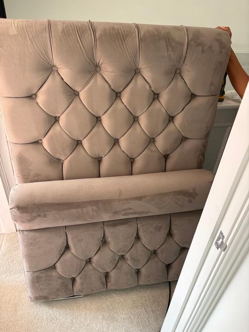 Buy & Sell Leamore Walsall - Photos for Single fabric light grey