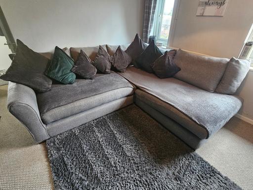 Buy & Sell Dimmingsdale South Staffordshire - Photos for DFS Charcoal Saphina Corner Sofa