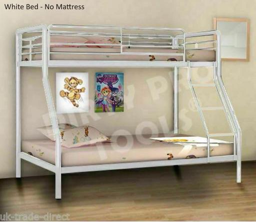 Buy & Sell Loxford East London - Photos for White metal bunk bed