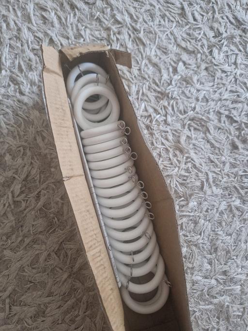 Buy & Sell Hall Green Birmingham - Photos for white curtain pole rings