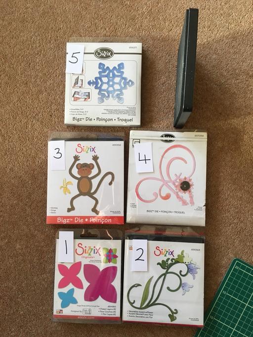 Classes Walsall South Staffordshire - Photos for Craft sizzix dies- please read