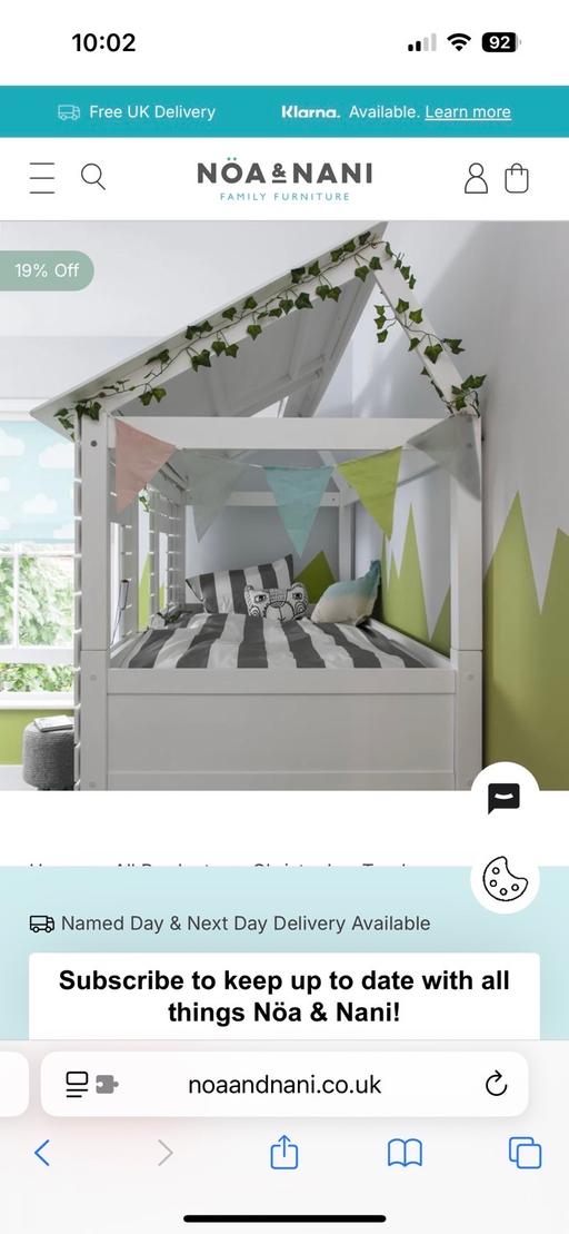 Buy & Sell West Heath South East London - Photos for Noa and Nani Christopher Midsleeper bed