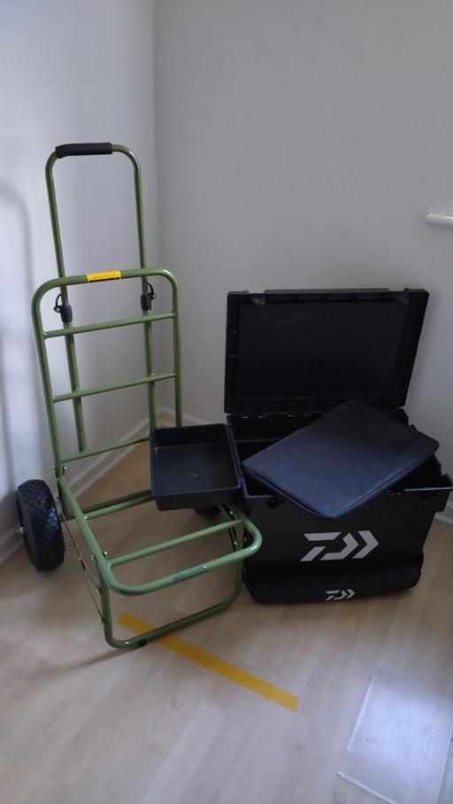 Buy & Sell Wednesbury Sandwell - Photos for Fishing Trolley and Seat Box