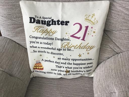 Buy & Sell Essington Wolverhampton - Photos for Cushion Daughter 21 st. Brand new