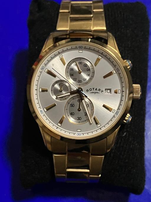 Buy & Sell Yeovil Somerset - Photos for Men’s 9ct gold plate rotary chronograph watch