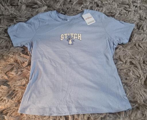 Buy & Sell Clayton West Kirklees - Photos for Light Blue Disney Stitch T.Shirt - 12/14