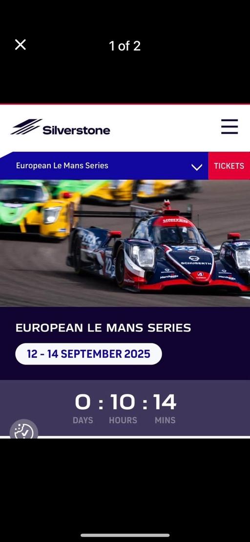 Buy & Sell Ocker Hill Sandwell - Photos for Silverstone European Le Mans Tickets 14/9/25