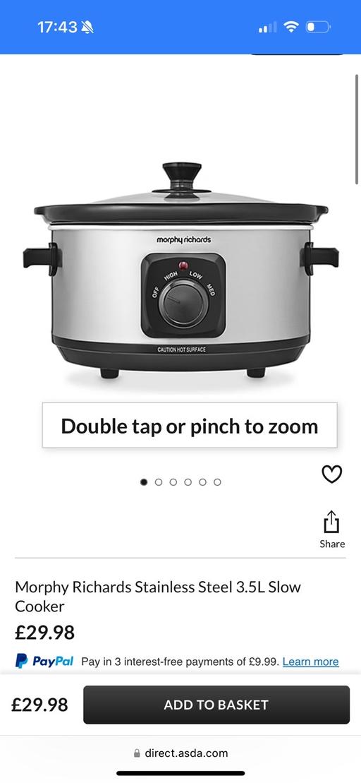 Buy & Sell Hurst Green Dudley - Photos for Morphy Richards slow cooker