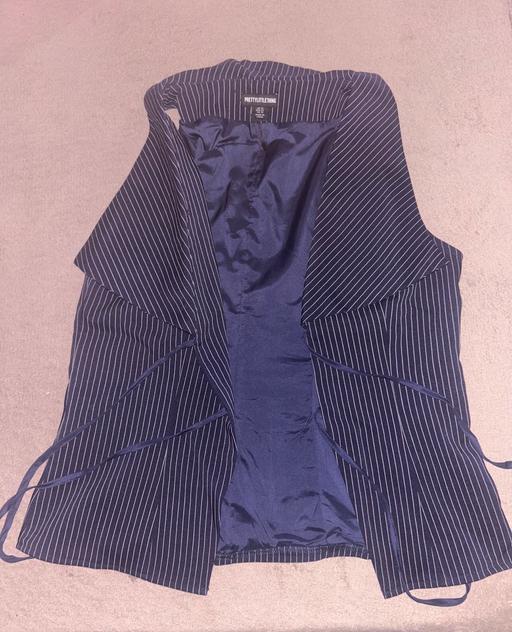 Buy & Sell Stechford Birmingham - Photos for Indigo Blue Striped Waistcoat