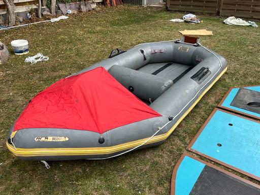 Buy & Sell Barrow Upon Soar Charnwood - Photos for Avon Redseal Inflatable Boat c/w Outboard