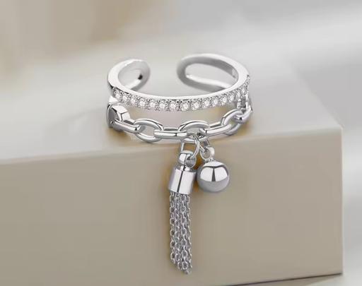 Buy & Sell Erith Bexley - Photos for Adjustable silver tassel ring.