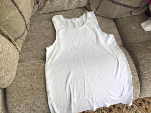 Buy & Sell Essington Wolverhampton - Photos for M&S white vest age 11/12