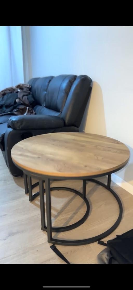 Buy & Sell Bow Church East London - Photos for 2 round coffee tables - Natural Wood Colour