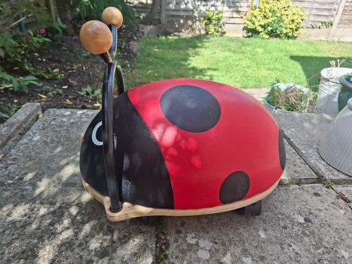 Buy & Sell Sark Guernsey - Photos for Wooden wheely ladybug toddler ride-on