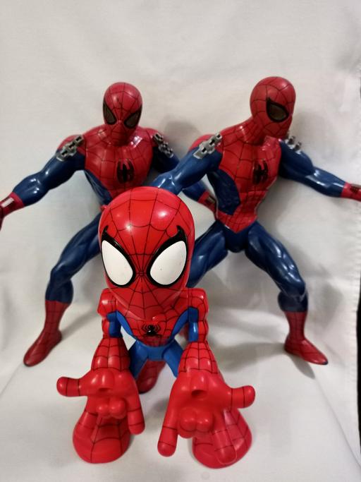 Buy & Sell Hall Green Birmingham - Photos for HASBRO MARVEL LARGE SPIDERMEN FIGURES X3.