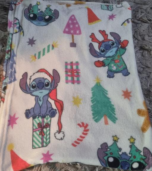 Buy & Sell Clayton West Kirklees - Photos for Disney Stitch Christmas Blanket - One Size