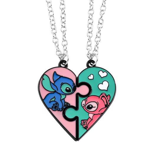 Buy & Sell Colyers South East London - Photos for 2pcs/set stitch and angel pendant necklace