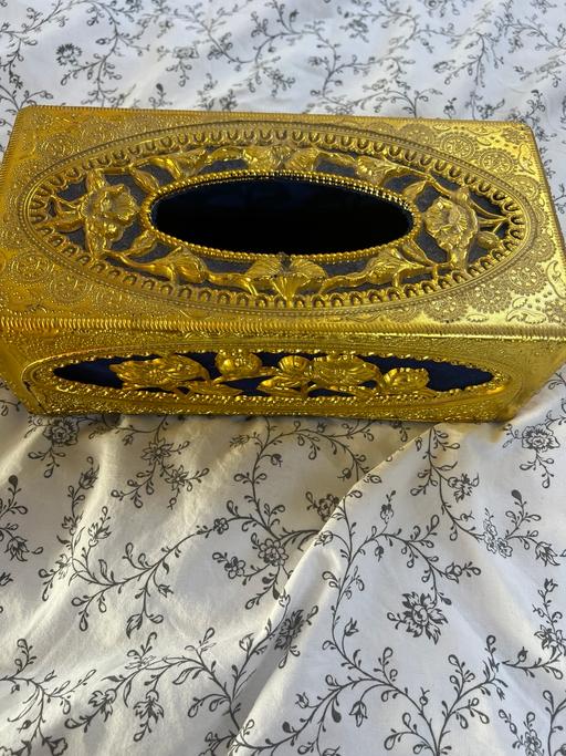 Buy & Sell Hayes Hillingdon - Photos for Gold designer tissue box
