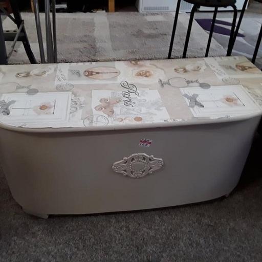 Buy & Sell Saint Pauls Trading Estate Tameside - Photos for Beige upcycled 'Paris' bedding box