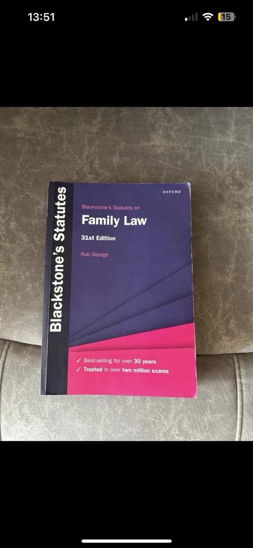 Buy & Sell Ruislip Hillingdon - Photos for Family Law blackstone’s statutes 31st edition