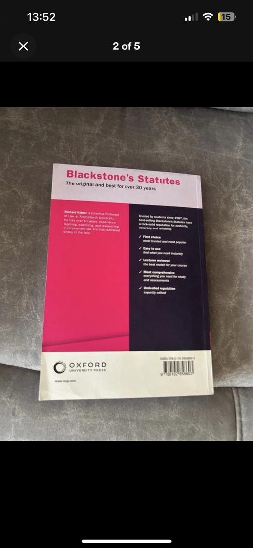 Buy & Sell Ruislip Hillingdon - Photos for Employment Law Blackstone’s Statutes