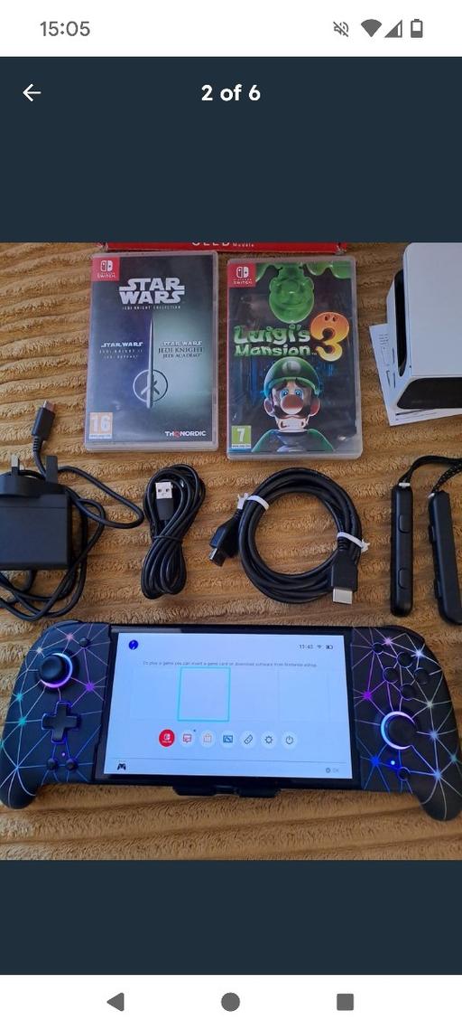 Buy & Sell Woodsetton Dudley - Photos for Nintendo switch oled 64gb with a jc200 wirele