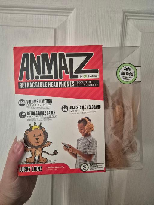Buy & Sell Crumpsall Manchester - Photos for new Animalz Lion Retractable Headphones