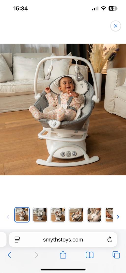 Buy & Sell Frizinghall Bradford - Photos for Joie Emeri 2 in 1 Baby swing and fern