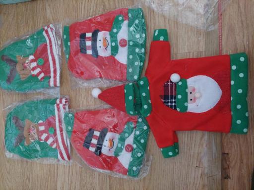 Buy & Sell Ocker Hill Sandwell - Photos for christmas wine bottles covers x 5