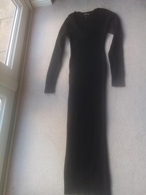 Buy & Sell Streetly Walsall - Photos for LADIES PRETTYLITTLETHING BLACK KNITTED DRESS