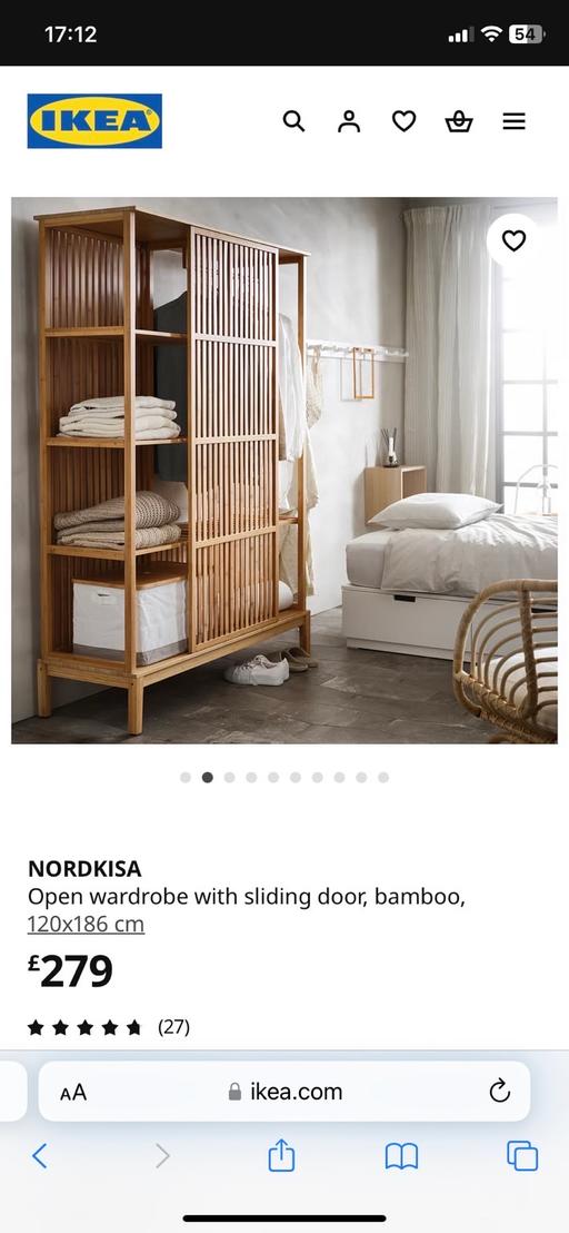 Buy & Sell Folkestone Folkestone and Hythe - Photos for Nordkisa bamboo wardrobe