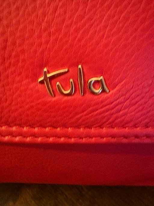 Buy & Sell Kirkintilloch East Dunbartonshire - Photos for Tula Red Soft Leather Crossbody/Shoulder Bag