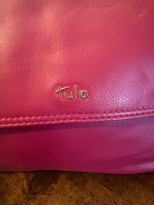 Buy & Sell Waterside East Dunbartonshire - Photos for Tula Authentic Soft Dark Pink Leather Handbag