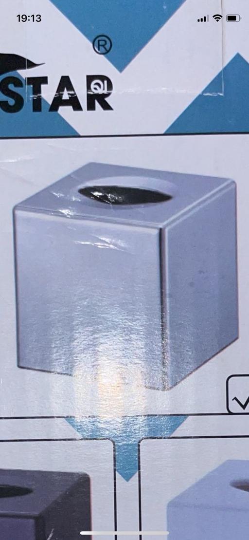 Buy & Sell Kings Heath Birmingham - Photos for New silver mirrored tissue box