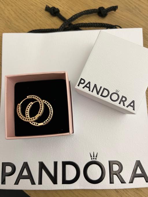 Buy & Sell Talke Pits Newcastle-under-Lyme - Photos for Pandora rose gold hoops