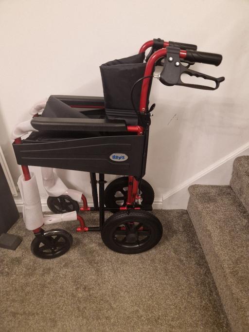 Buy & Sell Cradley Heath Sandwell - Photos for Days folding wheelchair with brakes